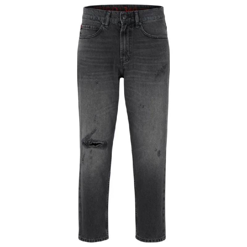 Bootcut Jeans for Flattering -Regular-fit jeans in gray rigid denim