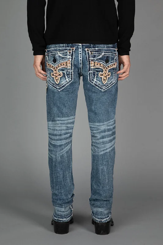 Stonewashed Jeans for Softness -JAMESON ALT STRAIGHT JEANS