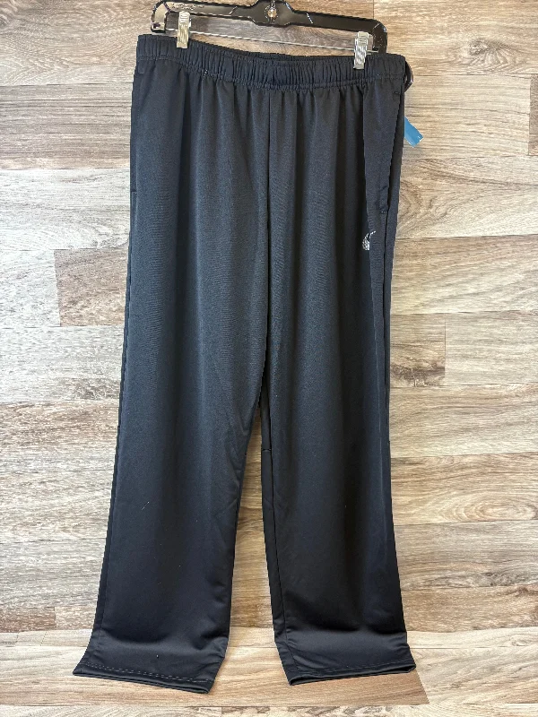 Warm flannel pants for chilly morning lounging -Athletic Pants By Nike Apparel In Black, Size: Xl