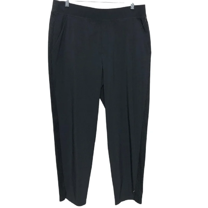 High-rise flare pants for vintage chic appeal -Athletic Pants By Athleta In Black, Size: 14