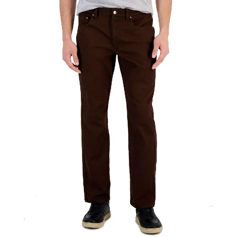 Hunting Jeans for Woods -Alfani Mens Flat Front Stretch Straight Leg Jeans