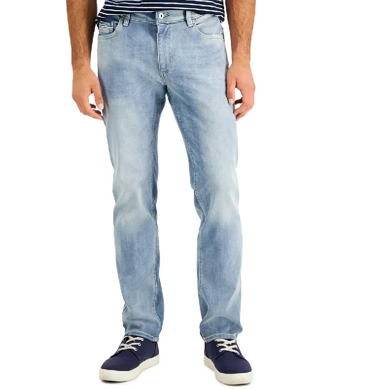 Graduation Jeans for Milestone -Sun + Stone Mens Mid-Rise Faded Straight Leg Jeans