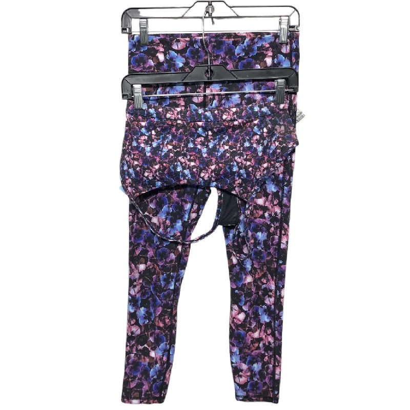 Quick-dry travel pants for adventurous globetrotters -Athletic Pants 2pc By Fabletics In Floral Print, Size: S