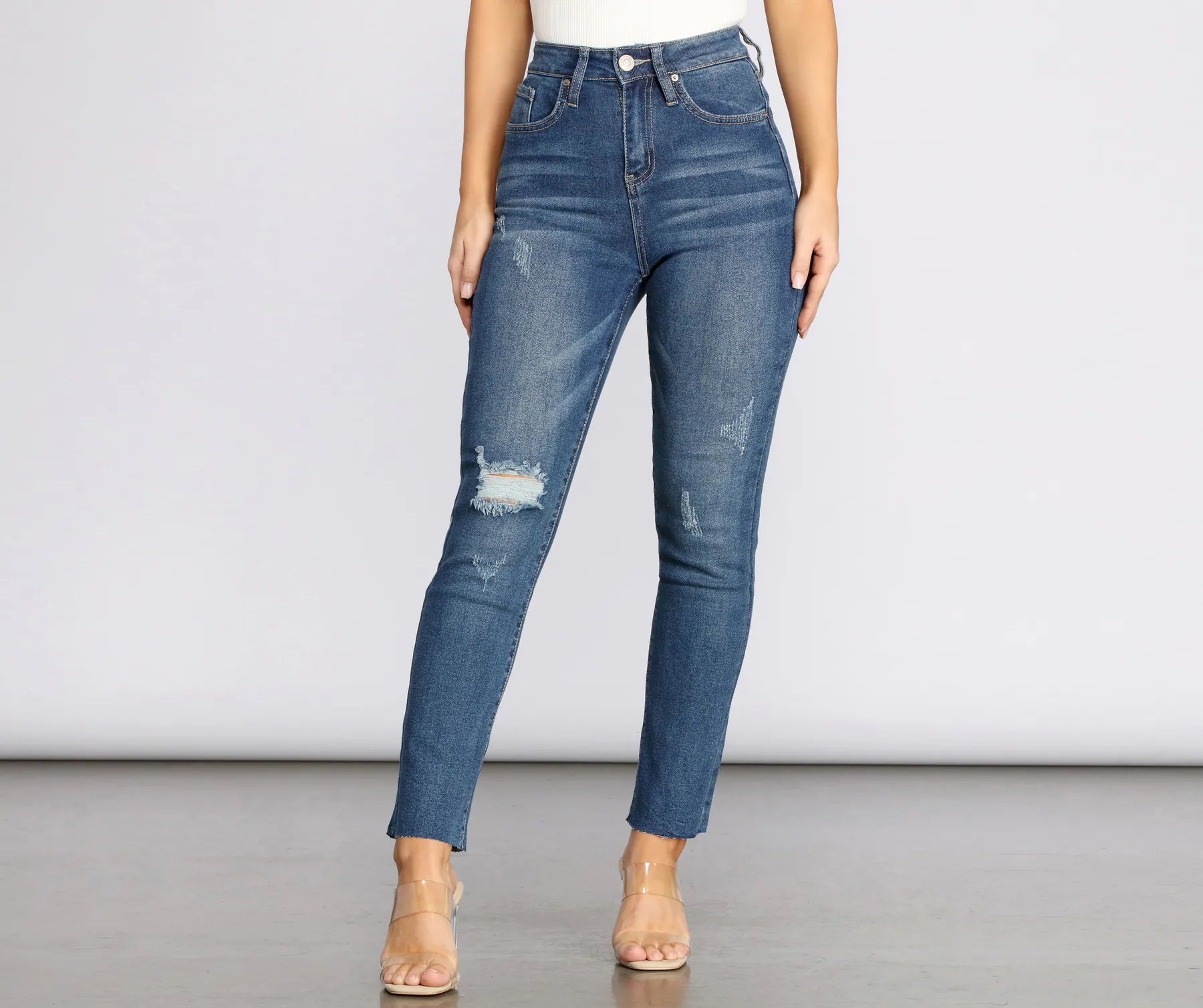 Father's Day Jeans for Present -Dreamy Denim High Waist Jeans