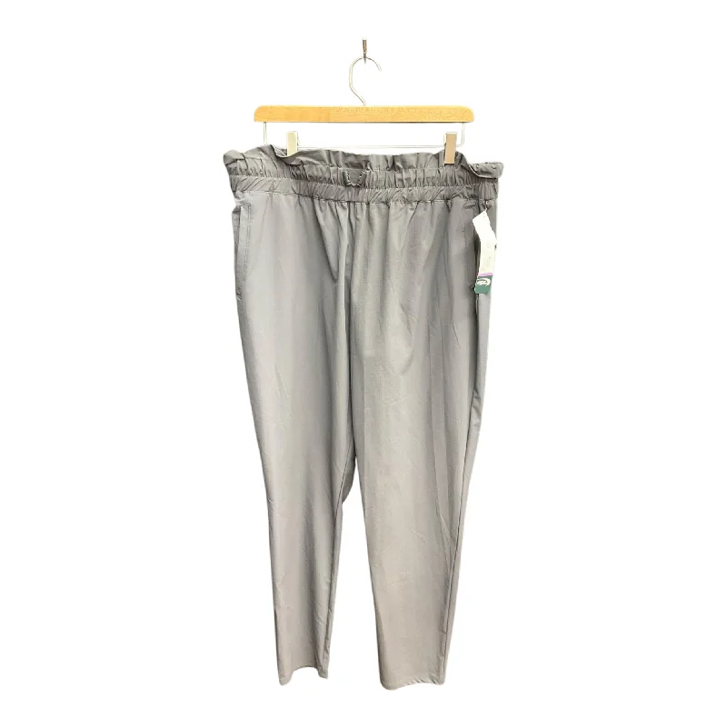 Lightweight travel pants for long flight comfort -Athletic Pants By Clothes Mentor In Grey, Size: Xl