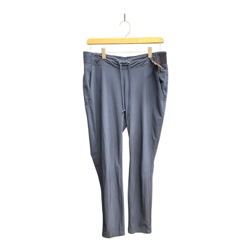 Pleated trousers pants for sophisticated gentleman charm -Athletic Pants By Athleta In Navy, Size: 8