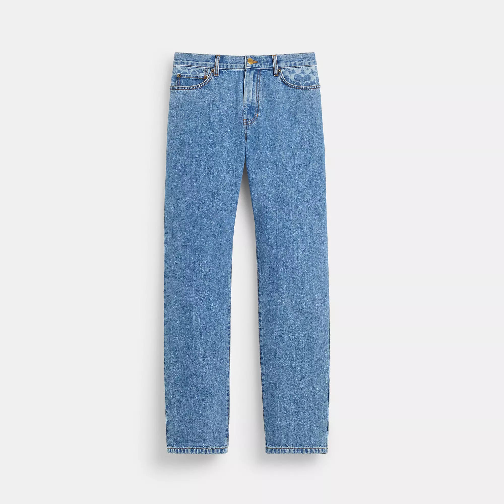 Bootcut Jeans for Flattering -Coach Outlet Straight Fit Denim Jeans