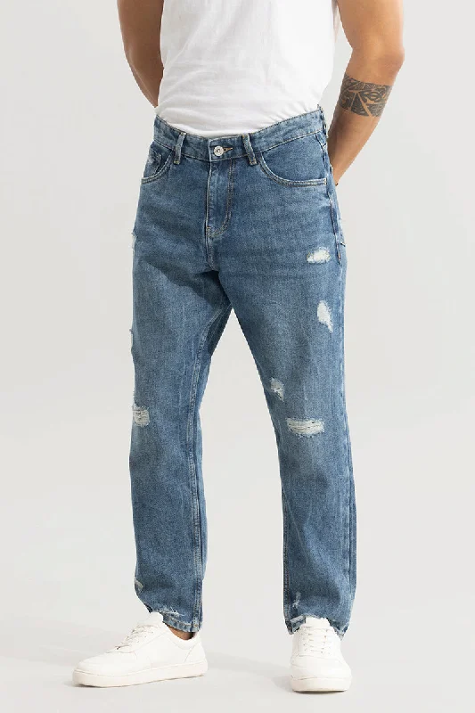 Shorts Jeans for Hot Days -Castor Classic Blue Baggy Jeans