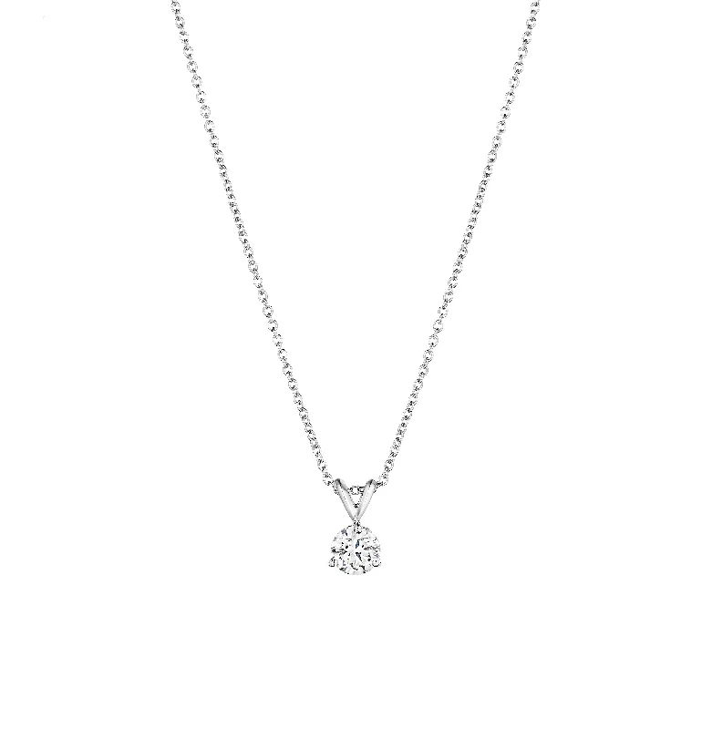 Necklaces and pendants with ocean-inspired designs for a refreshing, beachy feel-Sabel Collection White Gold Diamond Pendant