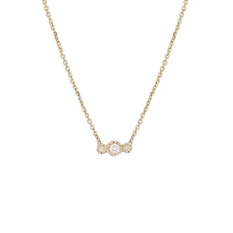 Stylish necklaces and pendants with diamonds for a glamorous and elegant look-Diamond Journey Necklace