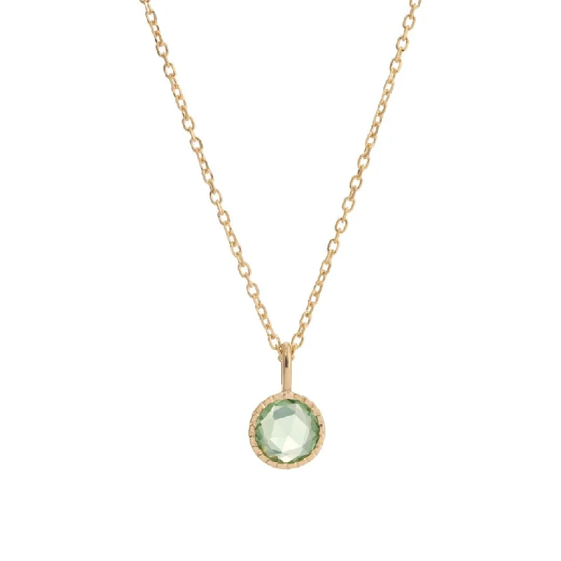 Best necklaces and pendants with vintage lockets for a nostalgic, sentimental look-Green Sapphire Aria Necklace