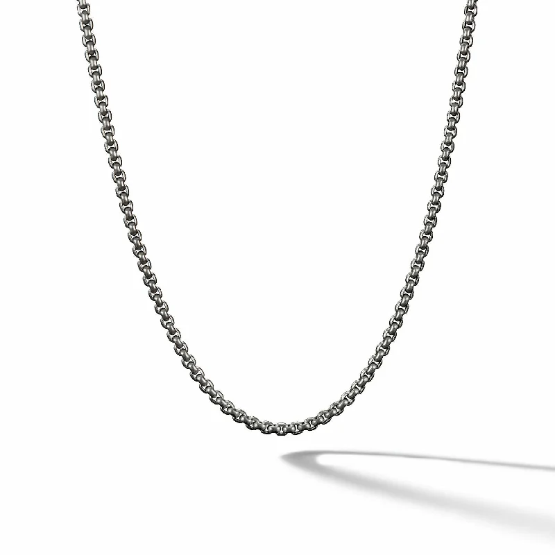 Best necklaces and pendants with emerald gemstones for a rich, sophisticated design-David Yurman The Chain Collection Necklaces & Pendant in Grey Titanium