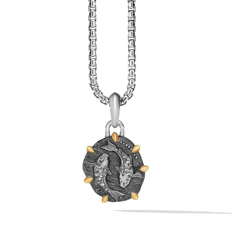 Best necklaces and pendants with black diamonds for an edgy, bold statement-David Yurman   Necklaces & Pendant in Silver and 18-Karat Yellow Gold