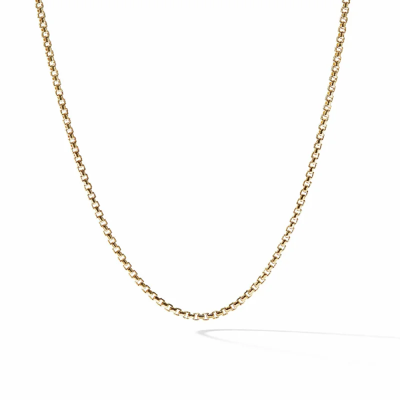 Elegant necklaces and pendants with onyx stones for a sleek, polished look-David Yurman The Chain Collection Necklaces & Pendant in 18-Karat Yellow Gold