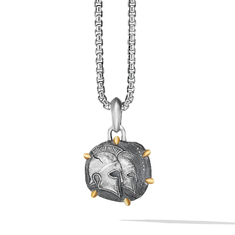 Best necklaces and pendants with butterfly pendants for a delicate, light style-David Yurman   Necklaces & Pendant in Silver and 18-Karat Yellow Gold