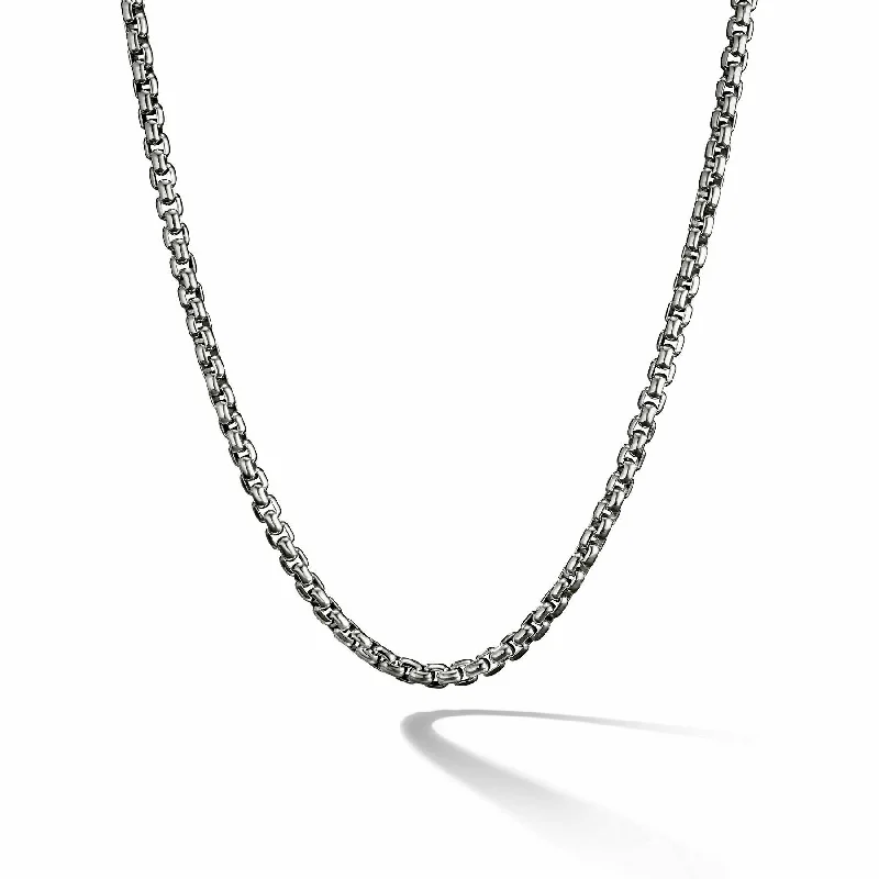 Stunning necklaces and pendants with ruby gemstones for a luxurious red hue-David Yurman The Chain Collection Necklaces & Pendant in Sterling Silver