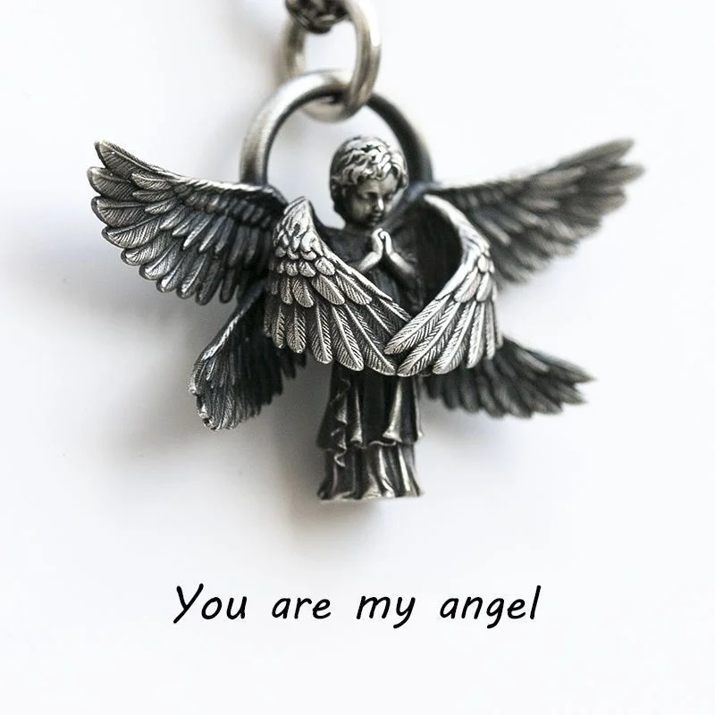 Stunning necklaces and pendants with birthstone pendants for a personal touch-Wholesale Seraph Pendant Alloy Necklace