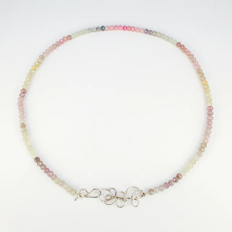 Best necklaces and pendants with zodiac signs for a celestial, astrology-inspired vibe-NEW! Faceted, Multicolor Sapphire Beaded Necklace by Rina Young