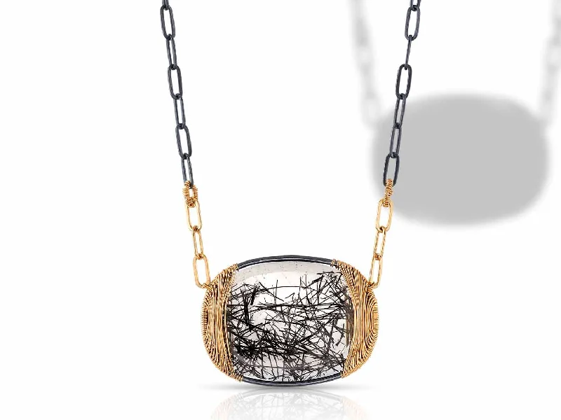 Best necklaces and pendants with minimalist pendants for a sleek, understated look-Rutilated Quartz Pendant Necklace