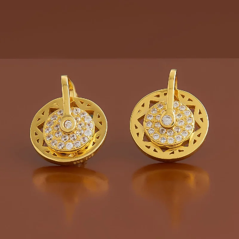 Best hoop earrings with gold-plated finishes for an affordable luxury vibe-92.5 Silver Earring 161013