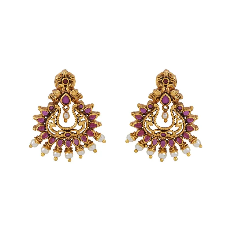 Best hoop earrings with smooth ceramic finishes for a polished, clean style-Antique Earring 162759