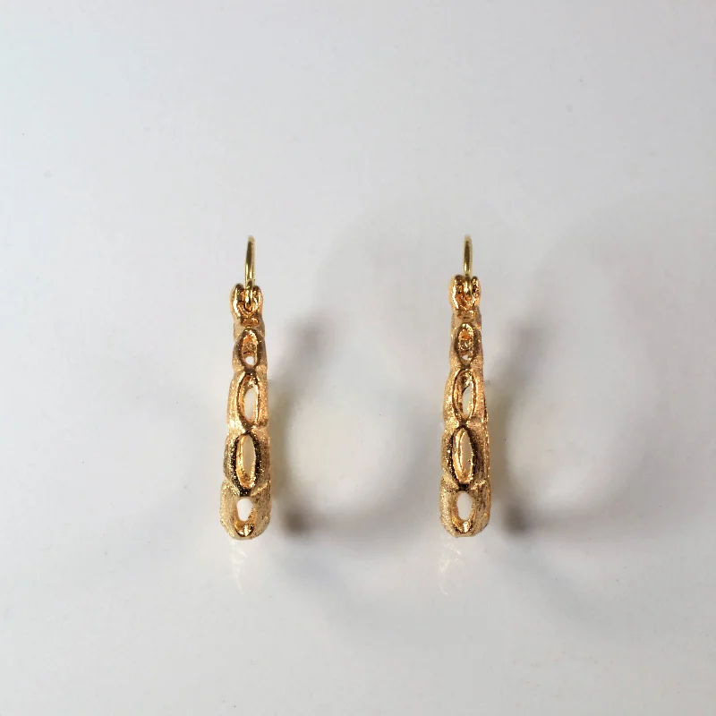 Hoop earrings with multi-tone finishes for a colorful and layered effect-Textured Hoop Earrings |