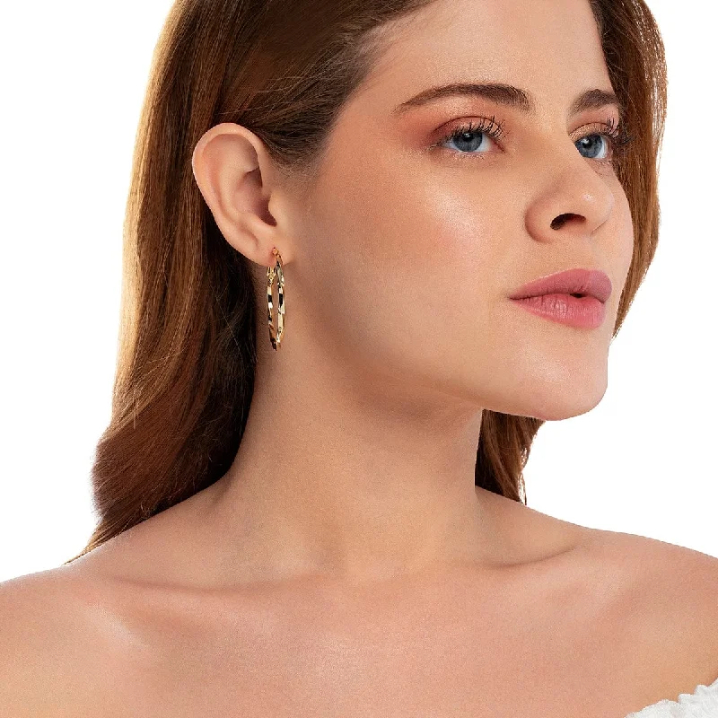 Hoop earrings with abstract wirework for an artistic, unique look-Trendy Earring 156182