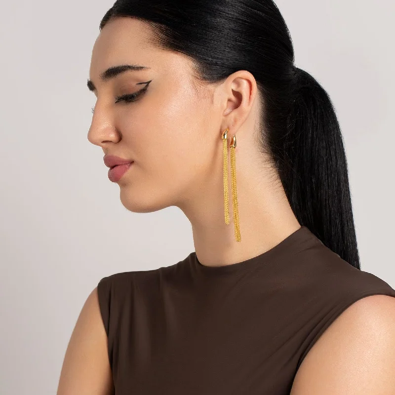 Best hoop earrings with minimal embellishments for a sleek and modern look-Trendy Earring 163115