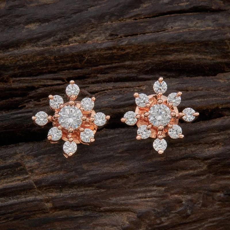 Medium hoop earrings for an everyday look with the perfect balance of style-Zircon Earring 150508