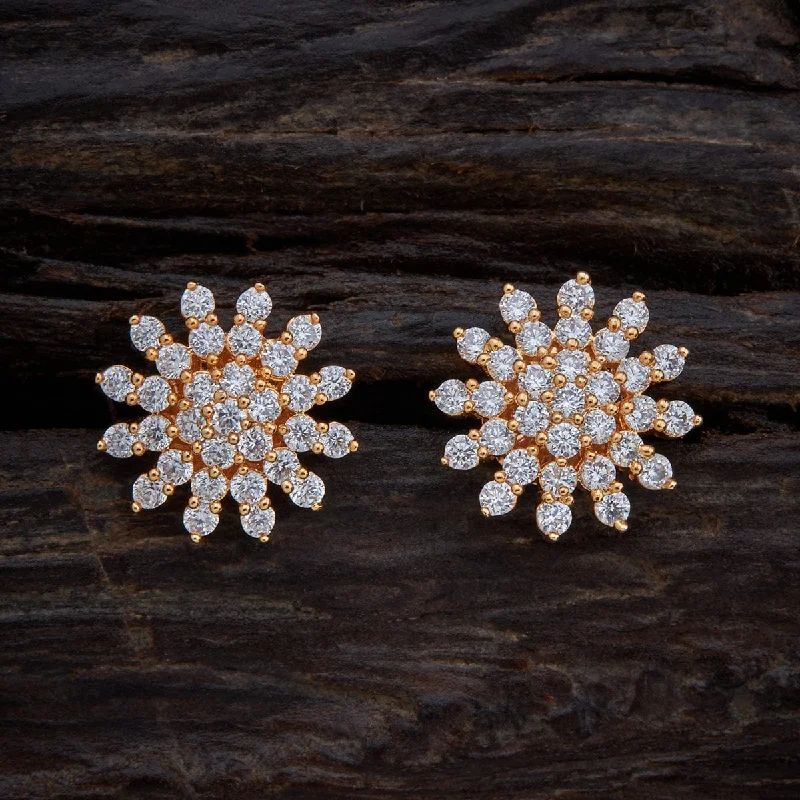 Hoop earrings with circle designs for a classic and timeless shape-Zircon Earring 151971