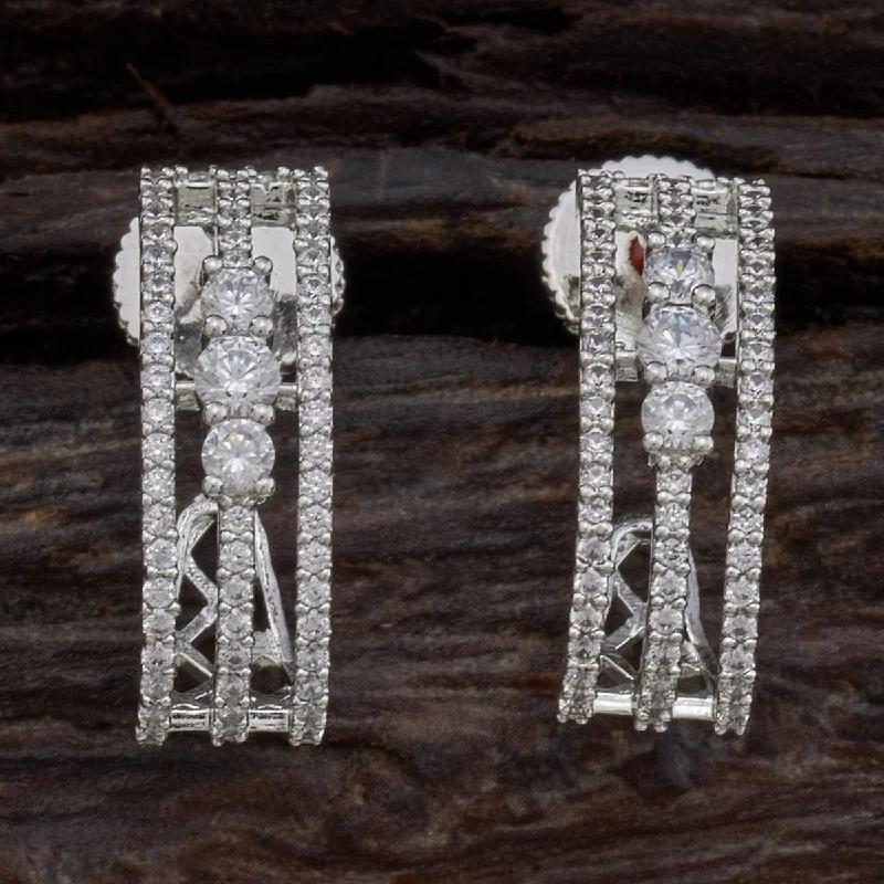 Best hoop earrings with Swarovski crystals for added sparkle and luxury-Zircon Earring 155288