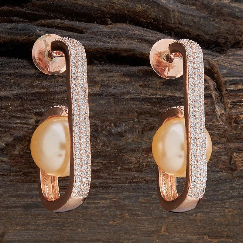 Hoop earrings with a chunky design for a bold and trendy statement-Zircon Earring 162198